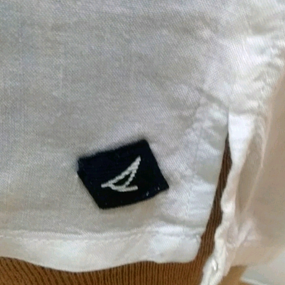 Sperry Button Up Boyfriend Shirt - Picture 3 of 5